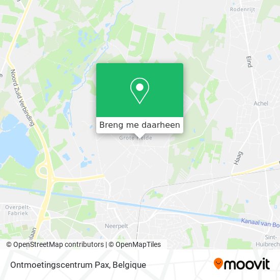 Ontmoetingscentrum Pax kaart