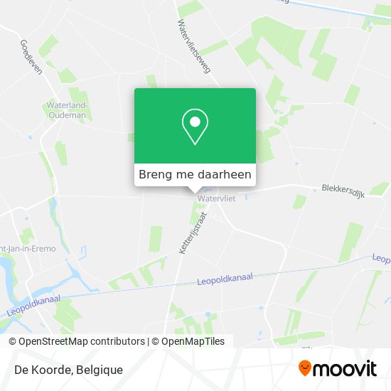 De Koorde kaart