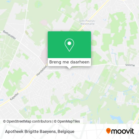 Apotheek Brigitte Baeyens kaart