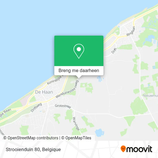 Strooienduin 80 kaart