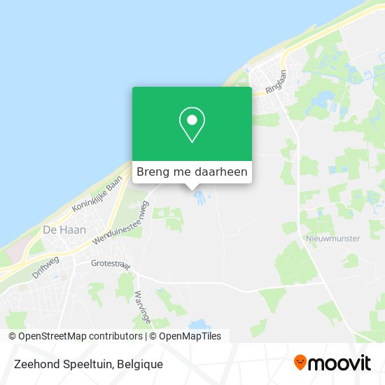 Zeehond Speeltuin kaart