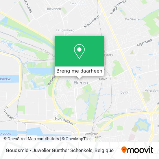 Goudsmid - Juwelier Gunther Schenkels kaart