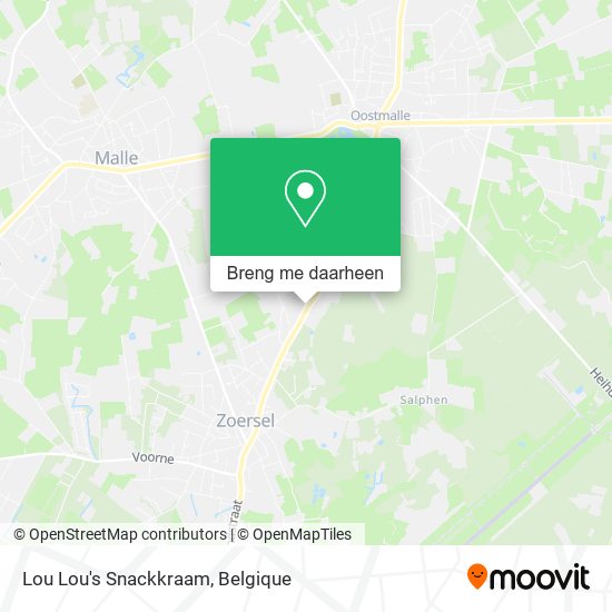 Lou Lou's Snackkraam kaart