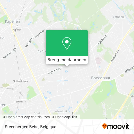 Steenbergen Bvba kaart