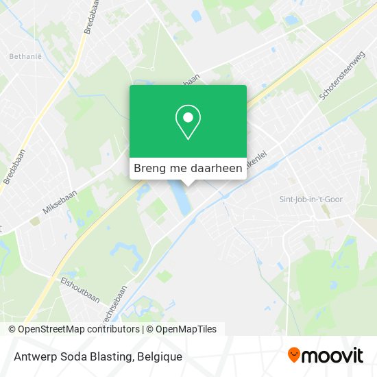 Antwerp Soda Blasting kaart