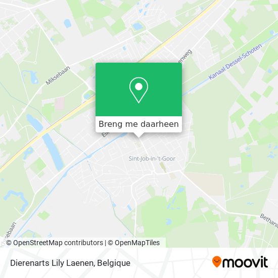 Dierenarts Lily Laenen kaart