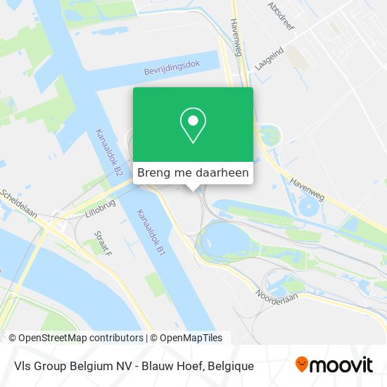 Vls Group Belgium NV - Blauw Hoef kaart