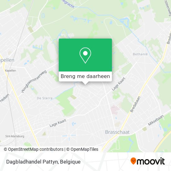 Dagbladhandel Pattyn kaart