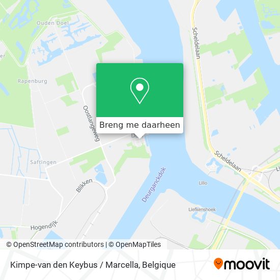 Kimpe-van den Keybus / Marcella kaart