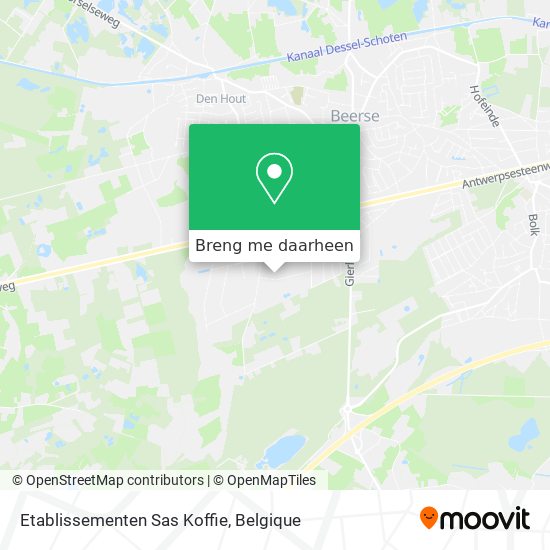 Etablissementen Sas Koffie kaart