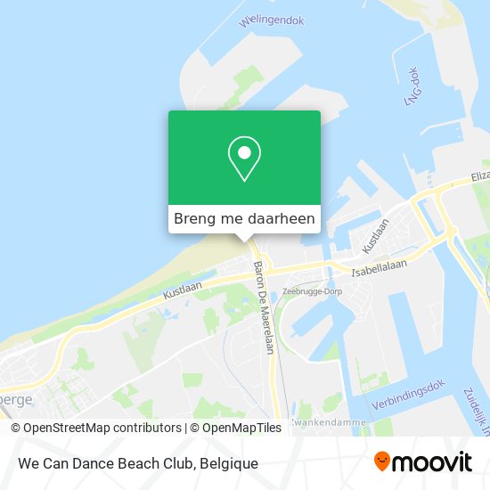 We Can Dance Beach Club kaart