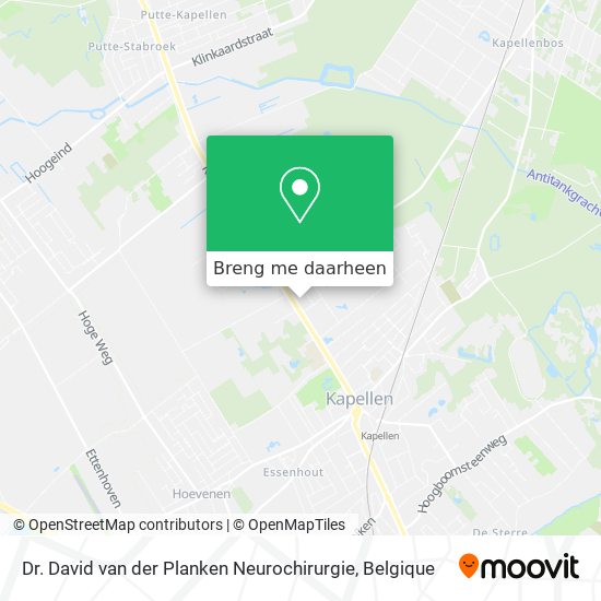 Dr. David van der Planken Neurochirurgie kaart
