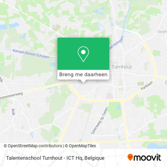 Talentenschool Turnhout - ICT Hq kaart