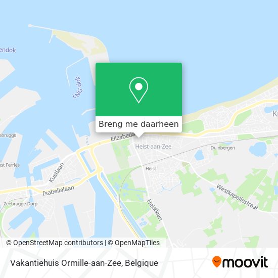 Vakantiehuis Ormille-aan-Zee kaart