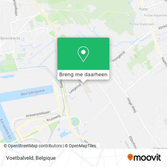 Voetbalveld kaart