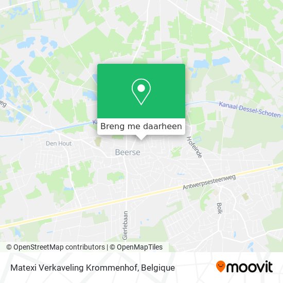 Matexi Verkaveling Krommenhof kaart