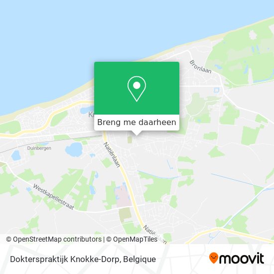 Dokterspraktijk Knokke-Dorp kaart