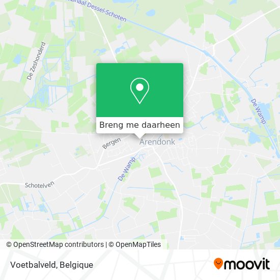 Voetbalveld kaart