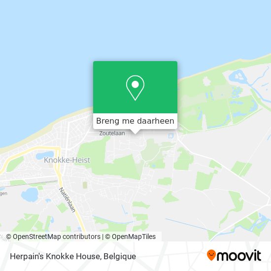 Herpain's Knokke House kaart