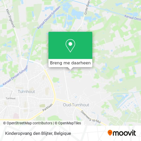 Kinderopvang den Blijter kaart