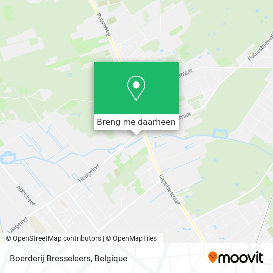 Boerderij Bresseleers kaart