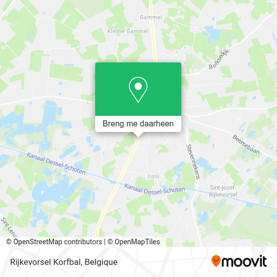 Rijkevorsel Korfbal kaart