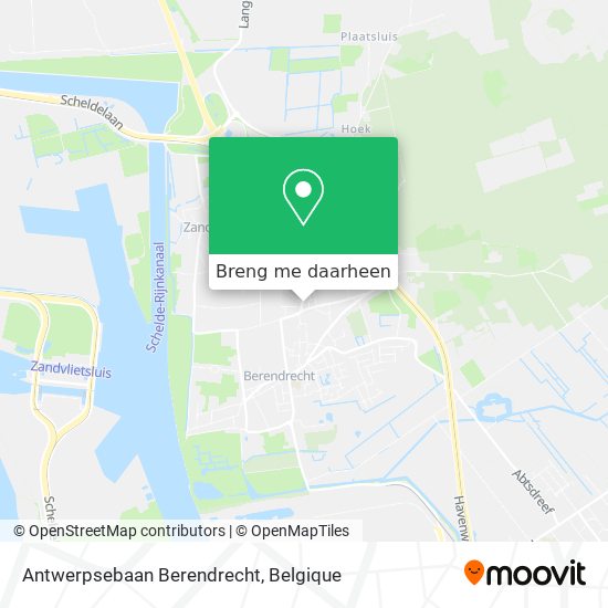 Antwerpsebaan Berendrecht kaart