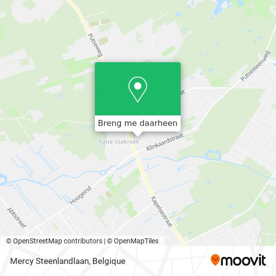 Mercy Steenlandlaan kaart