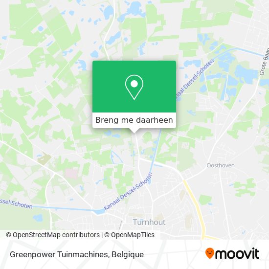 Greenpower Tuinmachines kaart