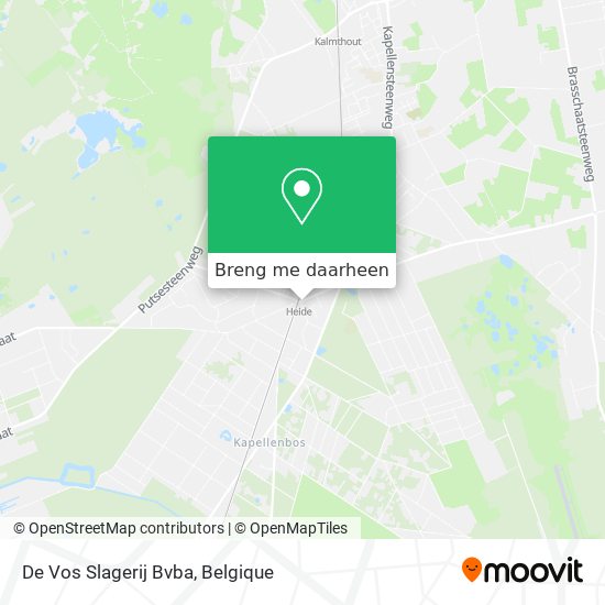 De Vos Slagerij Bvba kaart