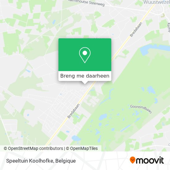 Speeltuin Koolhofke kaart