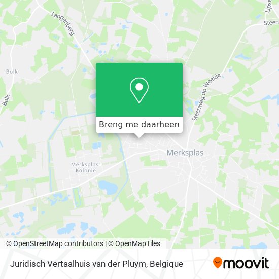 Juridisch Vertaalhuis van der Pluym kaart