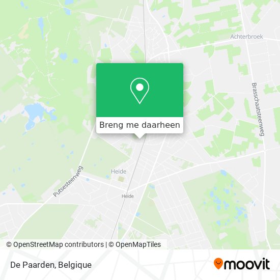 De Paarden kaart