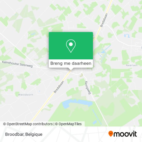 Broodbar kaart