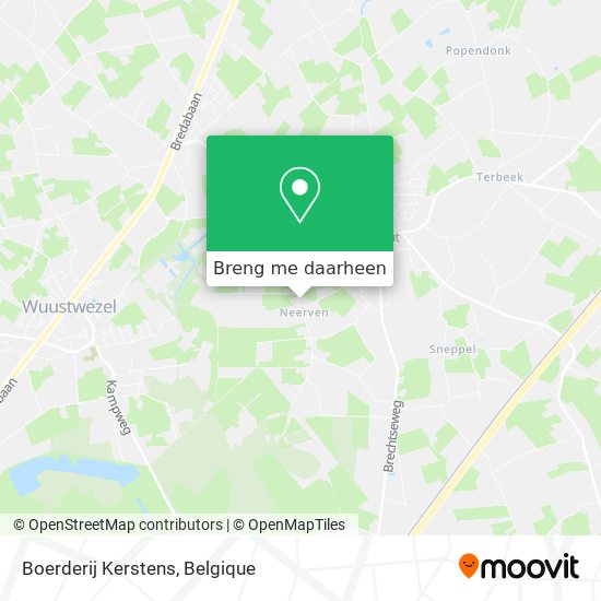 Boerderij Kerstens kaart