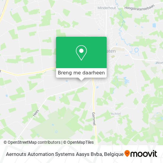 Aernouts Automation Systems Aasys Bvba kaart