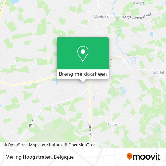 Veiling Hoogstraten kaart