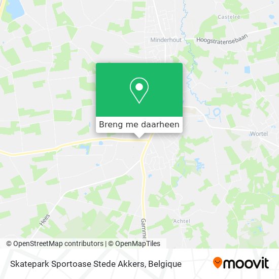 Skatepark Sportoase Stede Akkers kaart