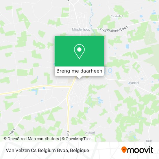 Van Velzen Cs Belgium Bvba kaart