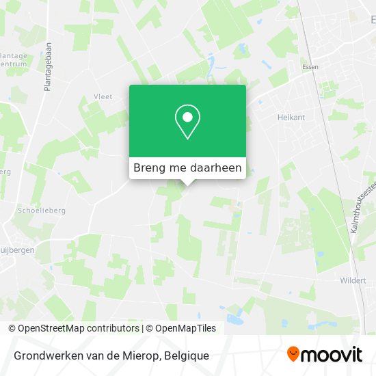 Grondwerken van de Mierop kaart