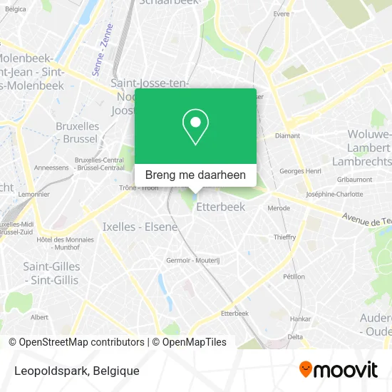 Leopoldspark kaart
