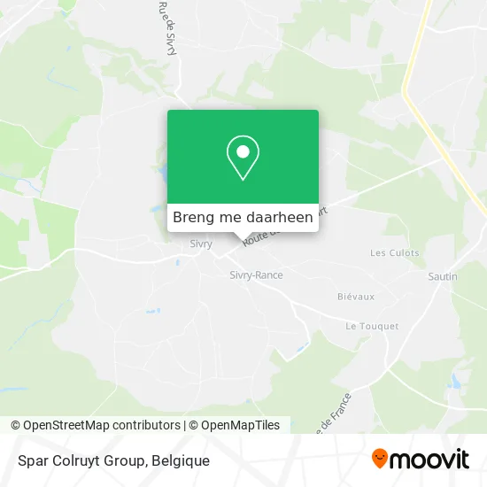 Spar Colruyt Group kaart