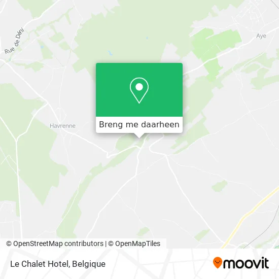 Le Chalet Hotel kaart