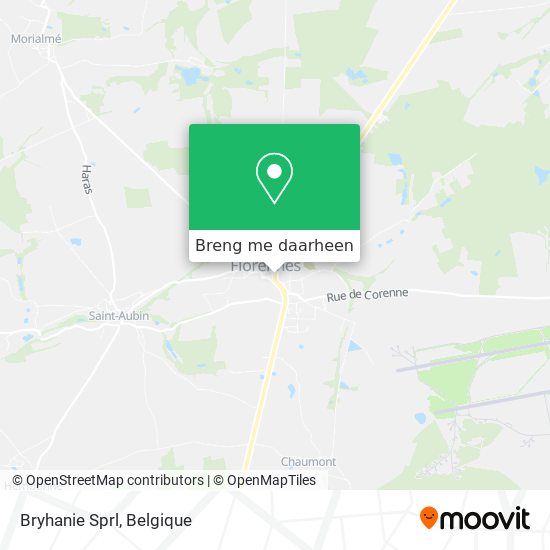 Bryhanie Sprl kaart