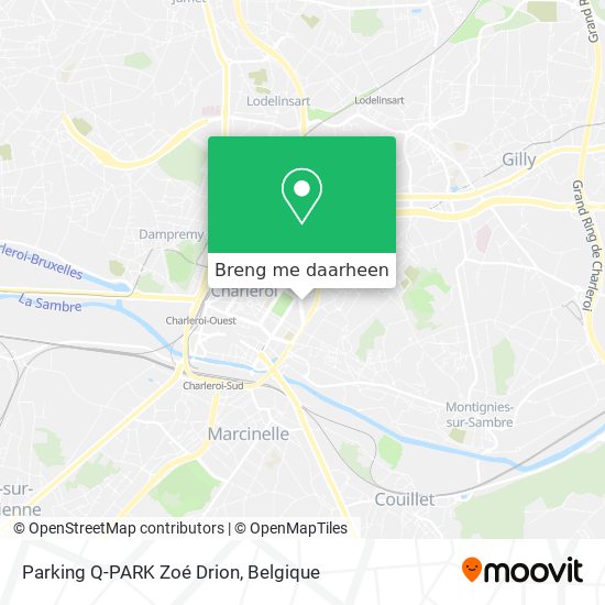 Parking Q-PARK Zoé Drion kaart