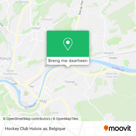 Hockey Club Hutois as kaart