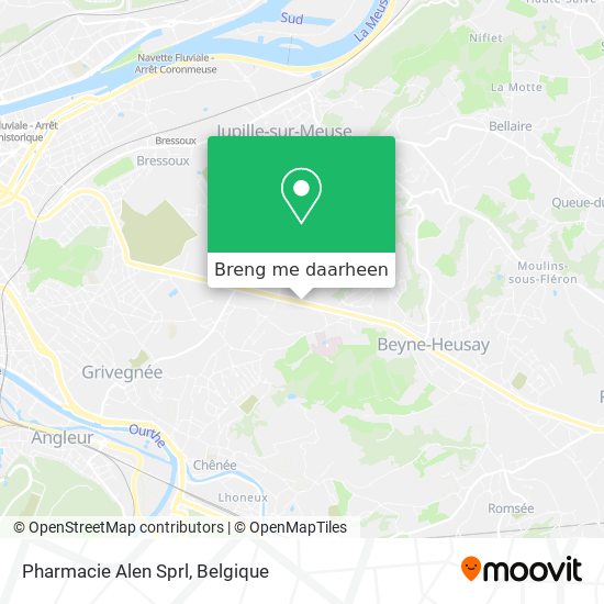 Pharmacie Alen Sprl kaart