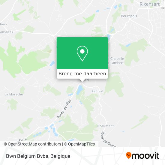 Bwn Belgium Bvba kaart