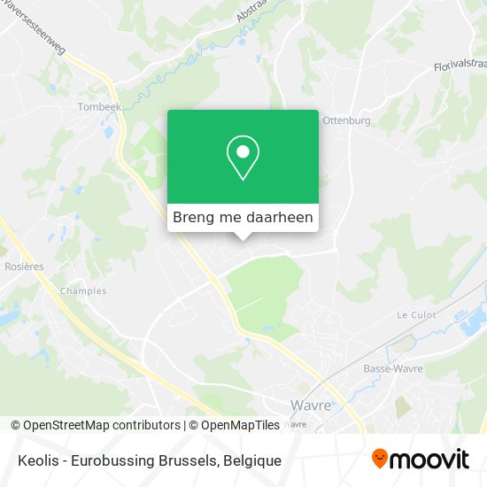 Keolis - Eurobussing Brussels kaart