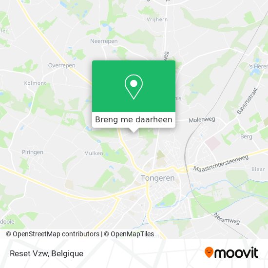 Reset Vzw kaart